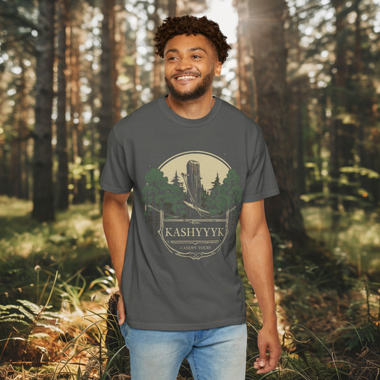 Kashyyyk Canopy Tours Premium Heavyweight T-shirt