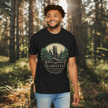 Kashyyyk Canopy Tours Premium Heavyweight T-shirt